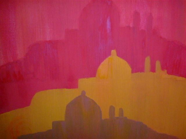 Pintura intitulada "MDINA" por Marco Brown, Obras de arte originais