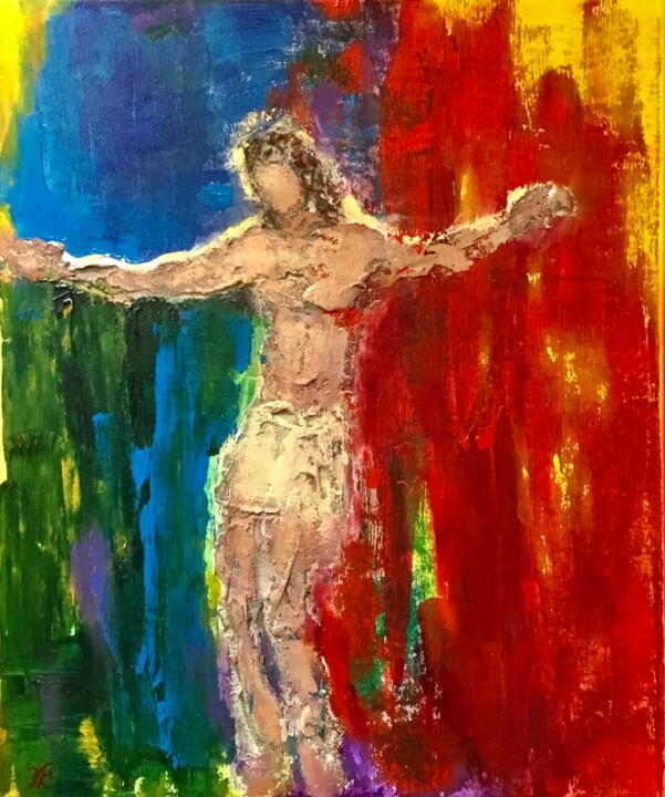 JESUS IS MY LOVE 绘画, 23.6x19.7 in