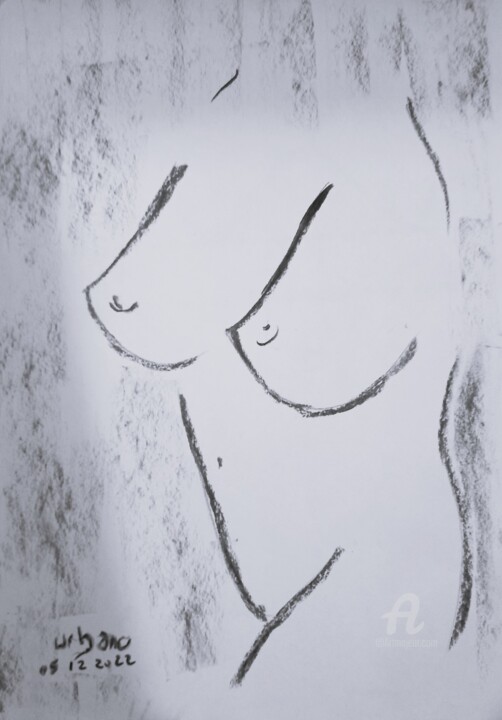Nu à l' aube 图画, 16.1x11.8 in