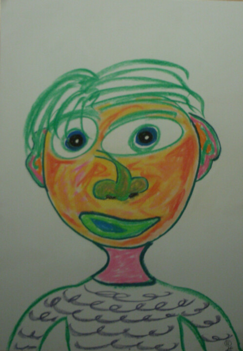 Titel : Person - 2022 图画, 23.4x16.5 in
