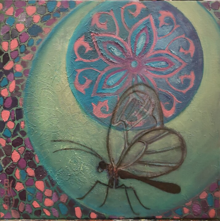 Greta Oto 绘画, 11.4x11.4 in