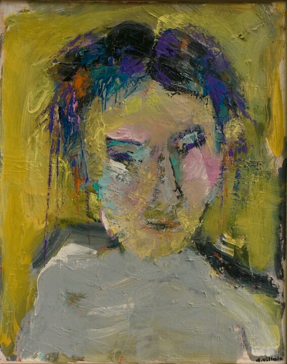 Visages 23 绘画, 19.7x15.8 in
