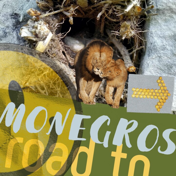 Arts numériques intitulée "Road to Monegros De…" par Frauzart, Œuvre d'art originale, Photo montage