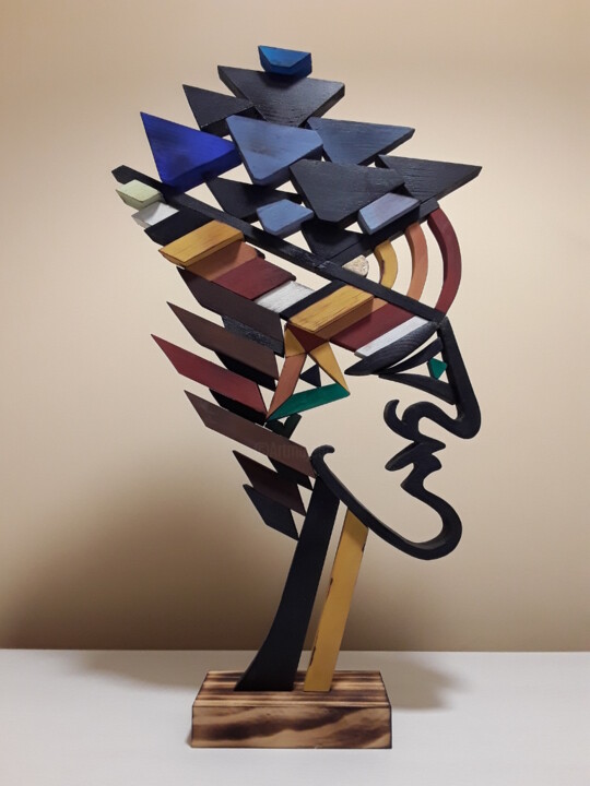 CONCIENCIA 雕塑, 22.4x12.6 in