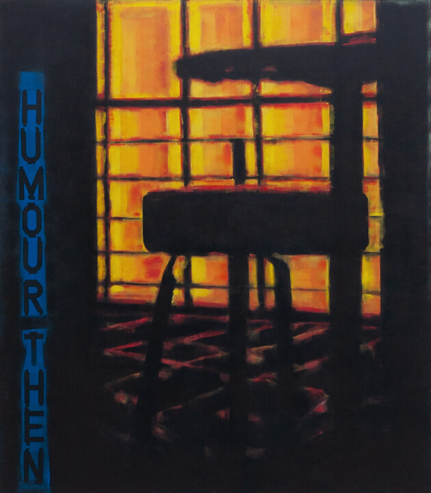 Painting titled "Humour Then" by Lise Soskolne, Original Artwork, Oil