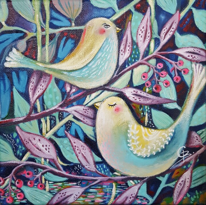 绘画,  7.9x7.9 in 