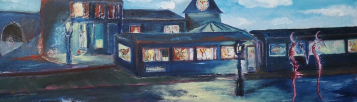 Peinture intitulée "Temps figé (2)" par Ralph.S, Œuvre d'art originale, Huile