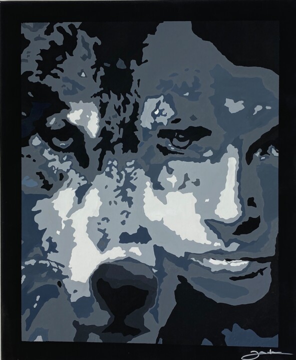 Entre chien et loup 绘画, 23.6x19.7 in