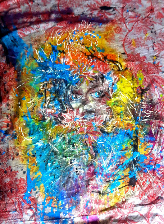 Galassia55 n.19 绘画, 19.7x27.6 in