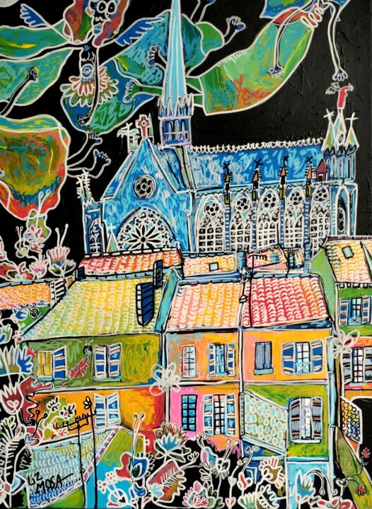 Les Déesses d'Angoulême 绘画, 31.5x23.6 in