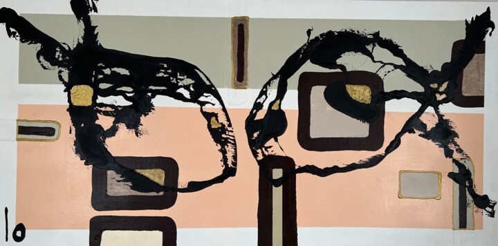 Seven 绘画, 23.6x47.2 in