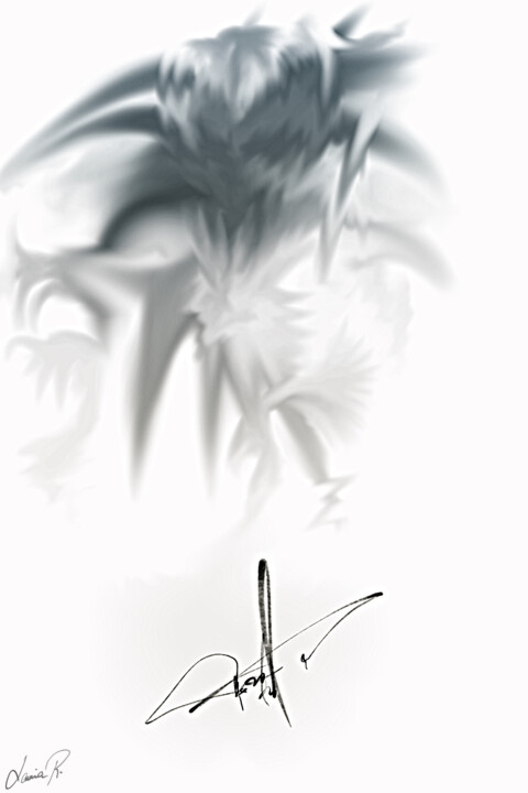 Arte digital titulada "'L ˛2'5vl" por Lamia R., Obra de arte original, Pintura Digital