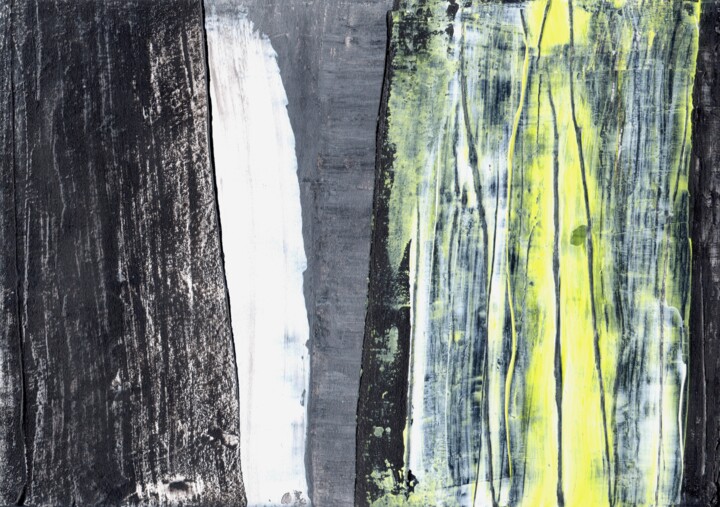 The path of light through a cloud of dust. Art No. 110 绘画, 5.9x8.3 in