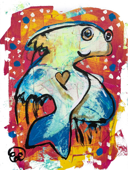 Glücksgefühl 1 绘画, 15.8x11.8 in