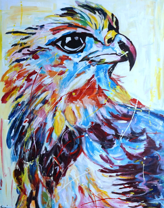 Eangle's Eye 绘画, 39.4x31.5 in