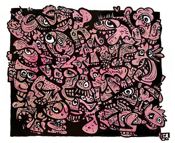 âne à pire 绘画, 15x18.1 in