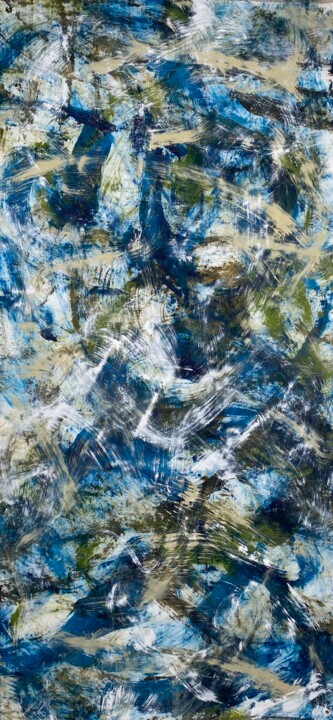 Malerei mit dem Titel "Time To Vanish" von Andreas Angleitner, Original-Kunstwerk, Acryl