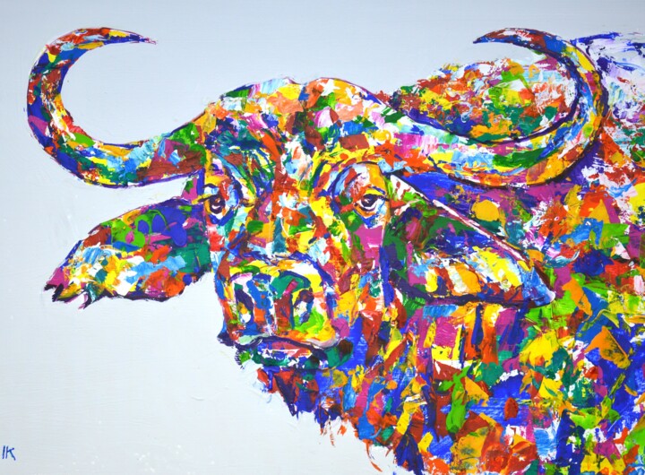 Bull 3. 绘画, 23.6x31.5 in