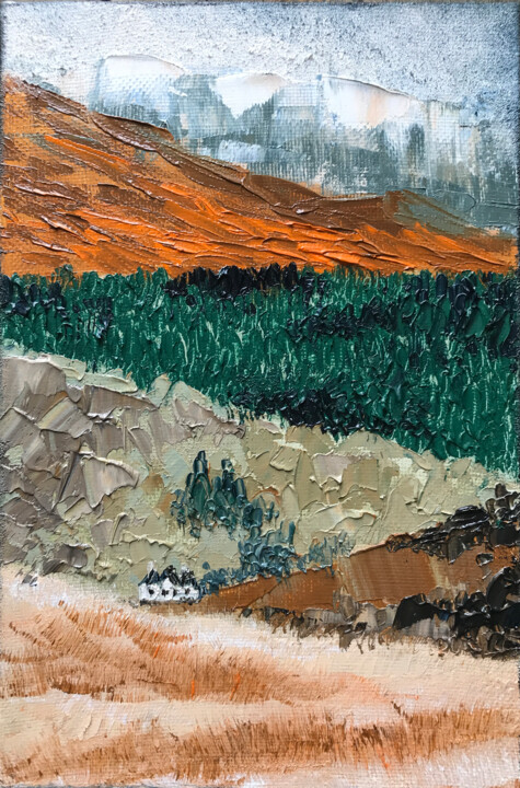 WOODLANDS 绘画, 13.8x9.8 in
