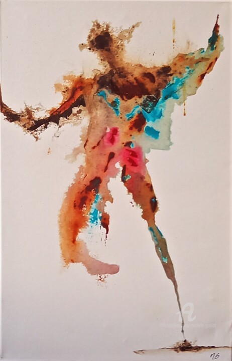 FIGURE LIBRE / FREE STYLE 绘画, 23.6x15.8 in