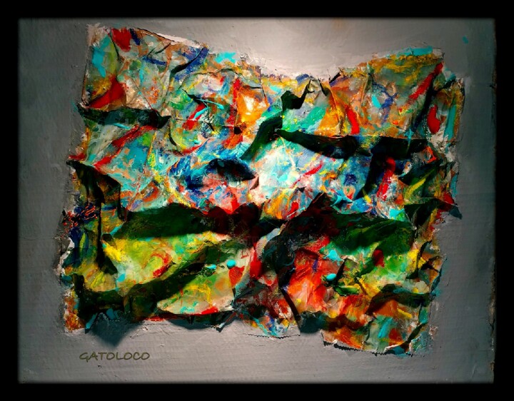 EXTREME 3D COLAGHE 雕塑, 18x22 in