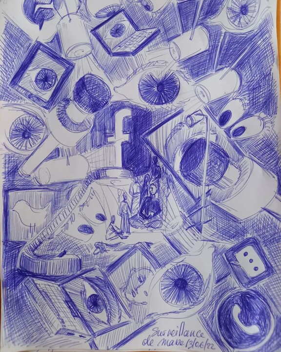 图画,  11.7x8.3 in 