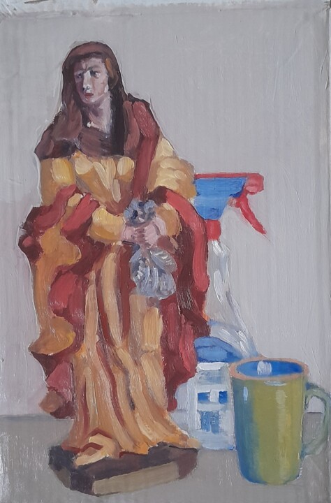 Marie Madeleine 绘画, 11.8x8.3 in