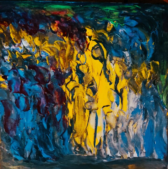 Westward Exodus 绘画, 11.8x11.8 in