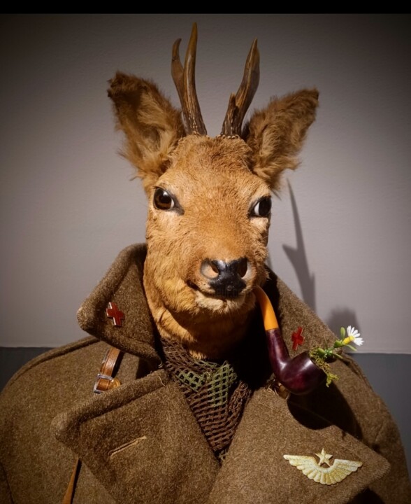 "Flower survival" başlıklı Heykel Erico Pignoloni tarafından, Orijinal sanat, Kabartma