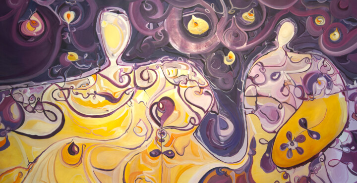 © Violeta 绘画, 43.3x78.7 in