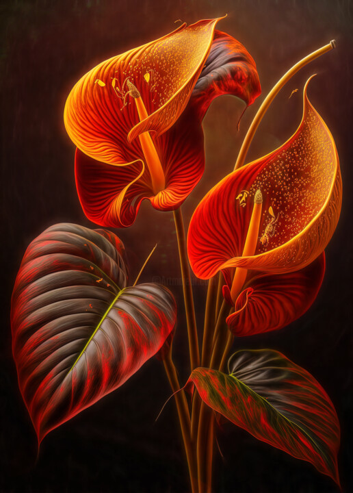 anthurium 数字艺术