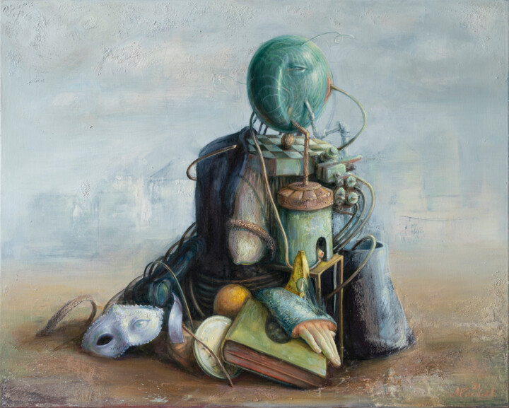 In honor of Leonid Sheikah 绘画, 31.5x39.4 in