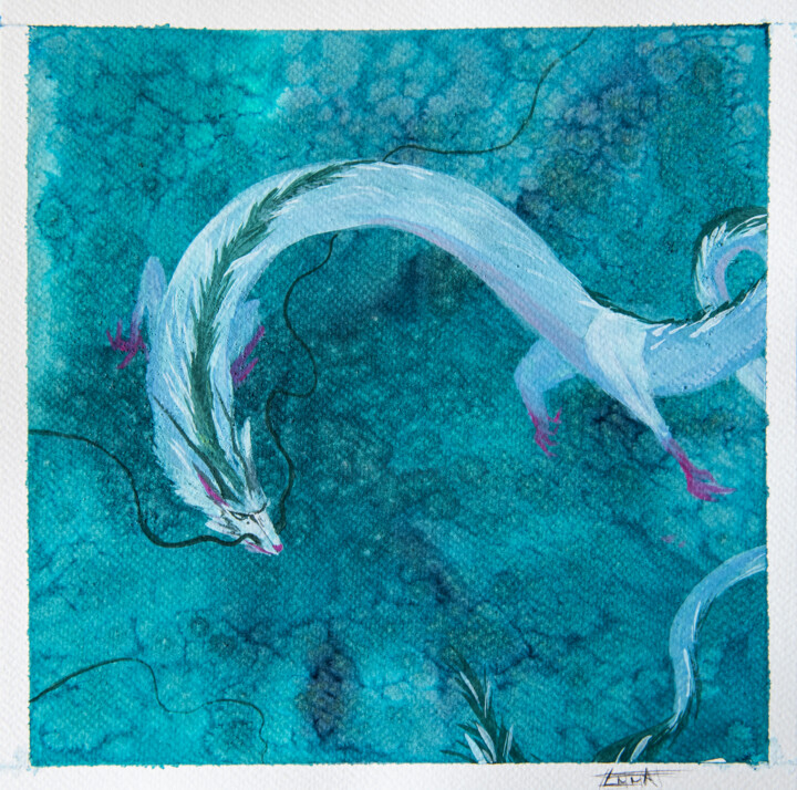 绘画,  9.8x9.8 in 