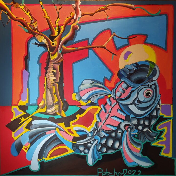 绘画,  78.7x78.7 in 