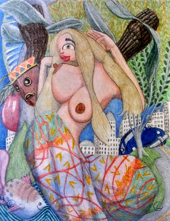 The Northern Visitor 图画, 14x11 in