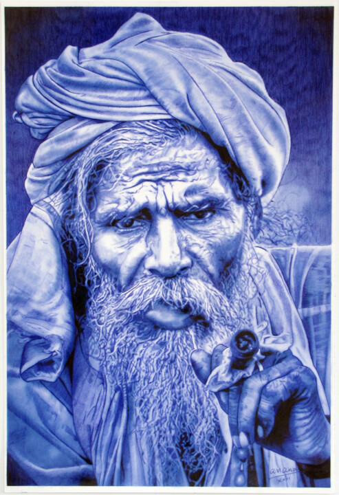 Homme Berbère 图画, 19x13 in