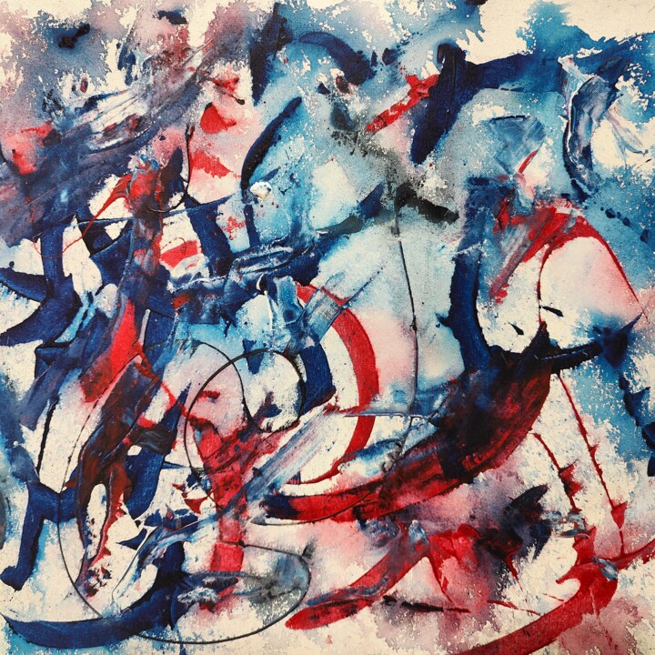 Painting titled "Jingles in my mind" by Atignas Art, Original Artwork, Acrylic