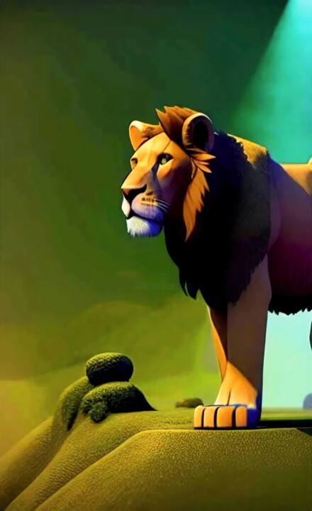 THE MIGHTY LION 数字艺术