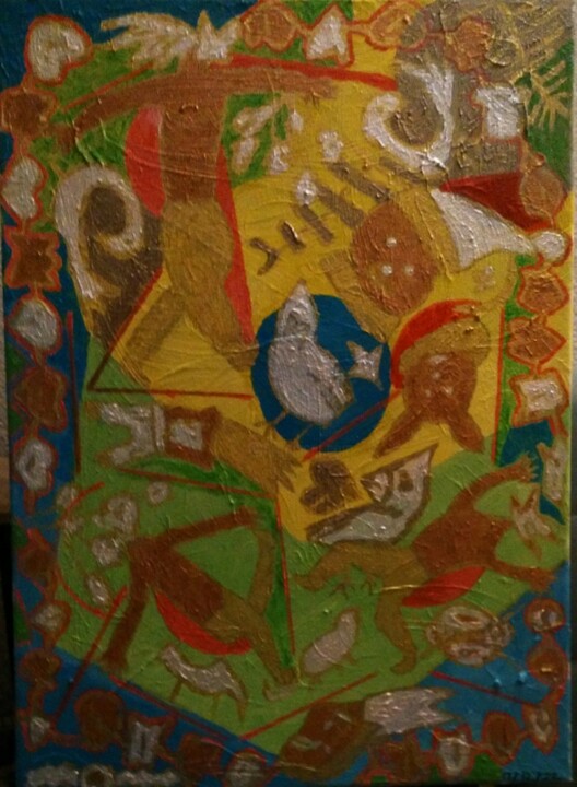 绘画,  27.6x19.7 in 