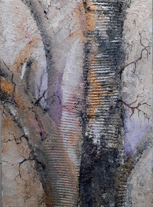 Arbres Collages, 21.7x15.2 in