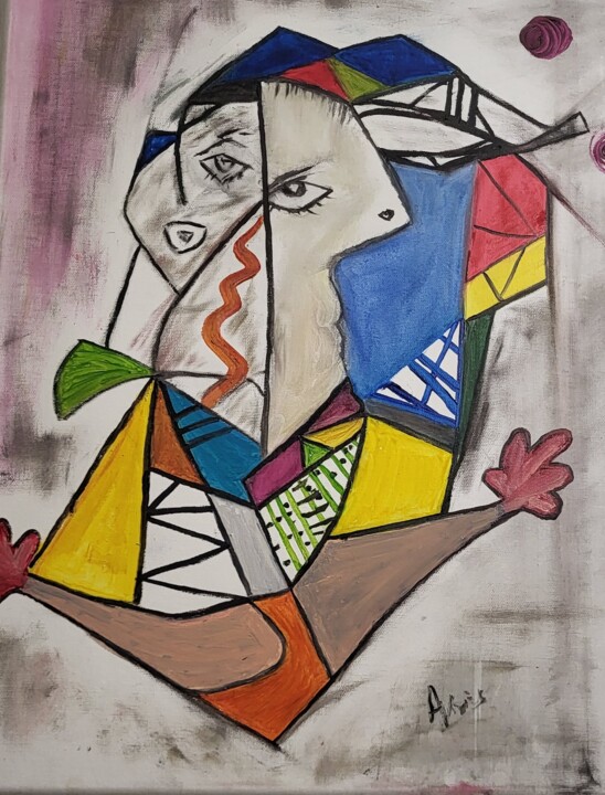 Oedipe 绘画, 19.7x15.8 in