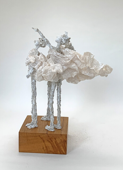 Cranes 雕塑, 13x7.5 in
