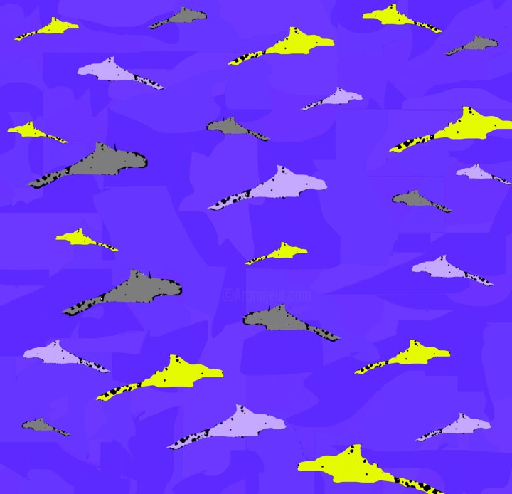 Sharks Crossing 1b12 摄影, 23.1x24 in