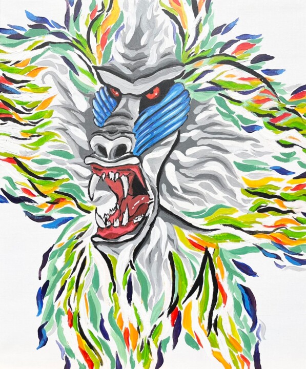 Le Singe 绘画, 23.6x19.7 in