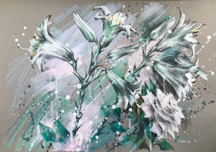 绘画,  13.8x19.7 in 