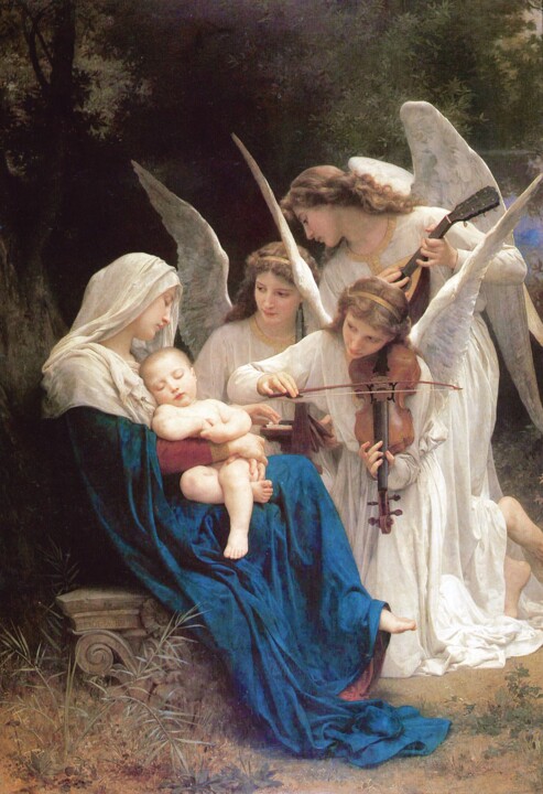 La Vierge des anges 绘画, 84x60 in