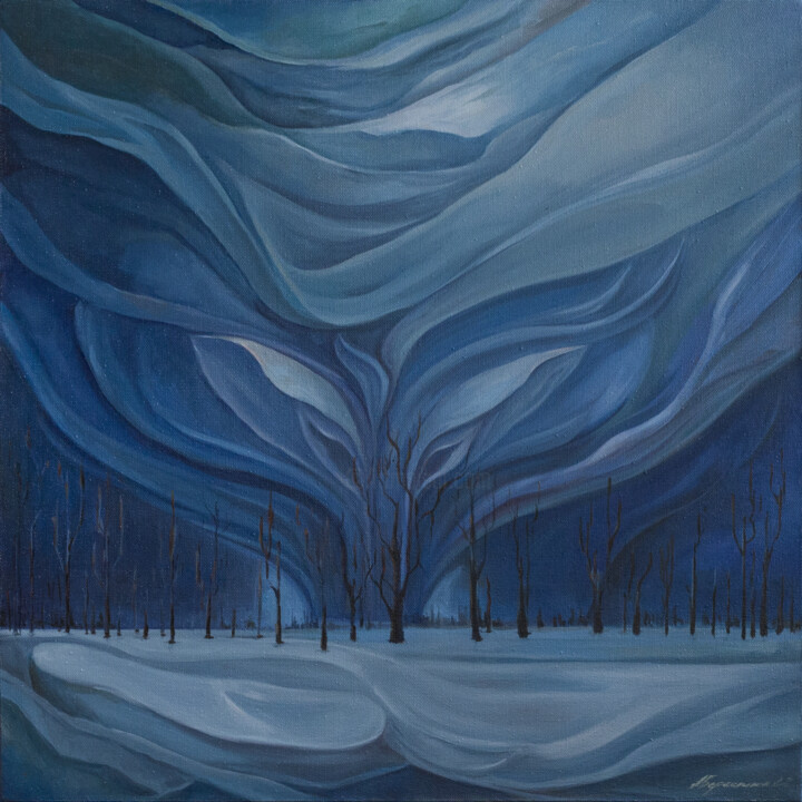 The birth of the forest 绘画, 23.6x23.6 in