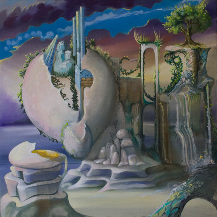 绘画,  23.6x23.6 in 