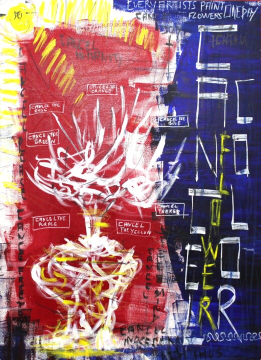 Cancel Flower Colors 绘画, 31.9x23.6 in