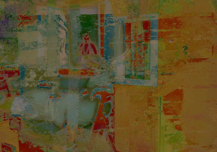 Buddha am Fenster 印花与版画, 55.1x78.7 in